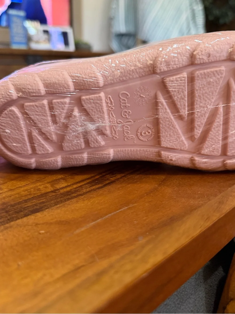 Cat & Jack Light Pink Girls' Rain Boots